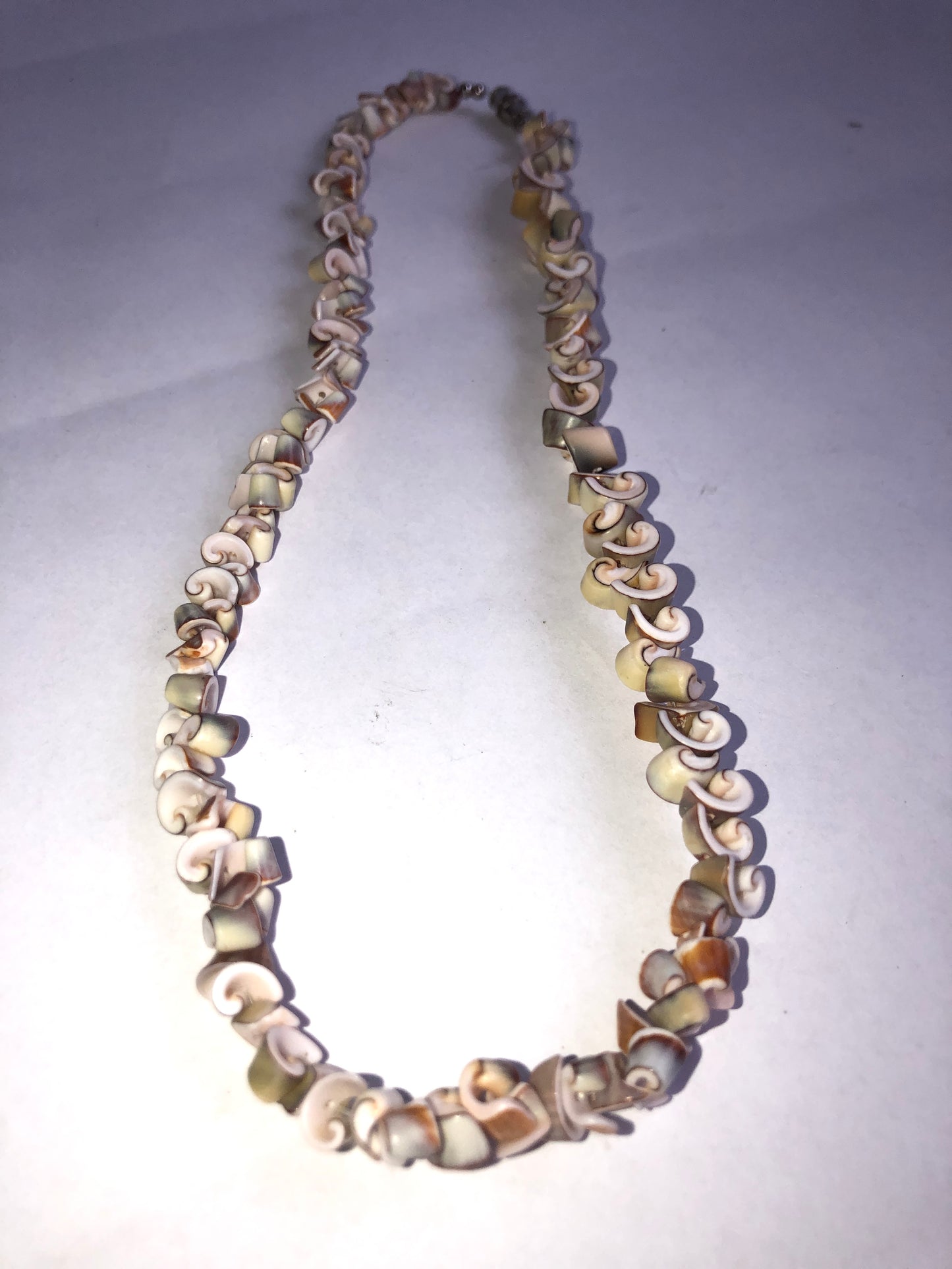 Vintage Curly Shell Necklace - Beach Boho Style