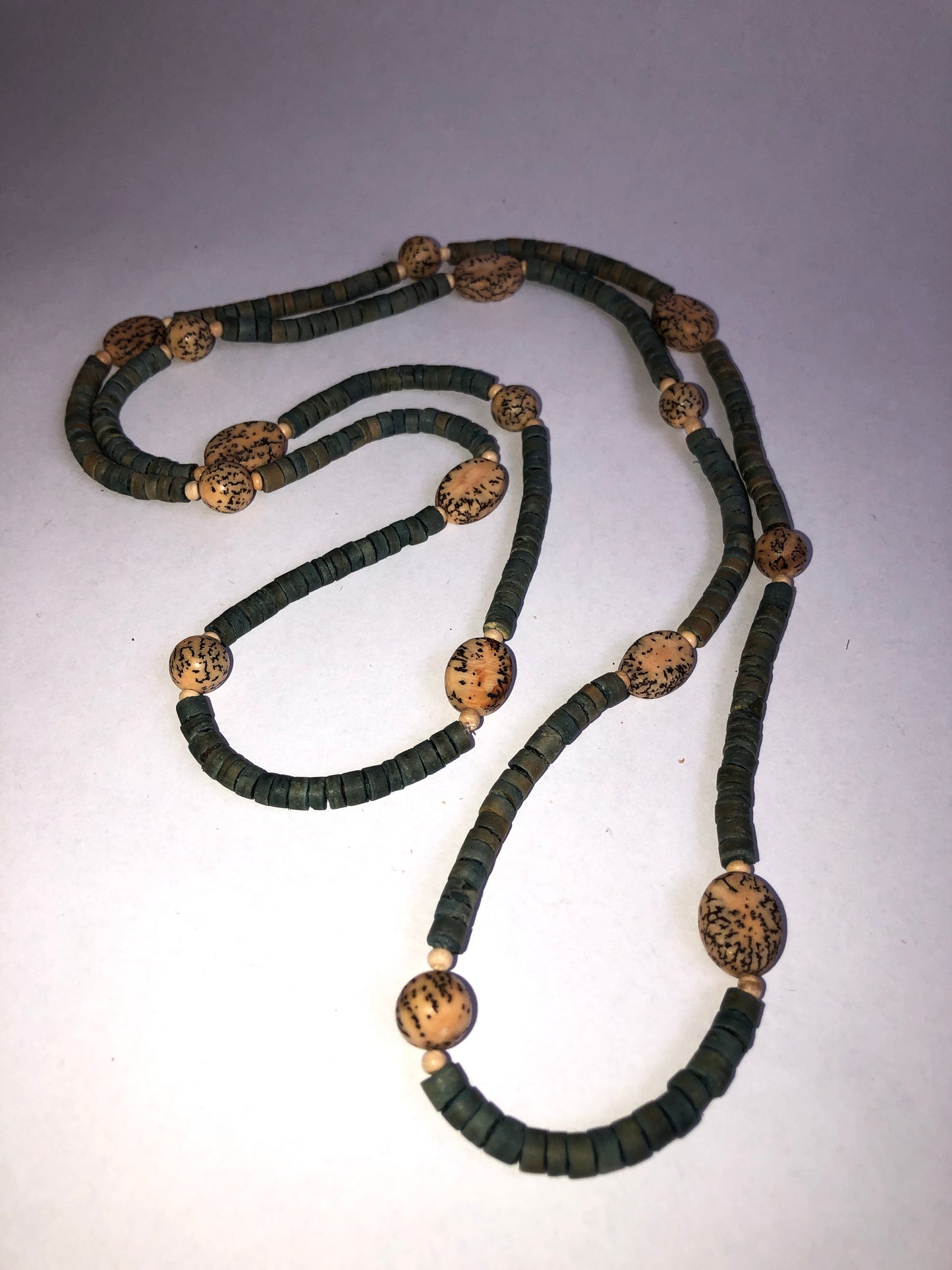 Multi-Strand Earth Tone Seed & Mixed Bead Necklace