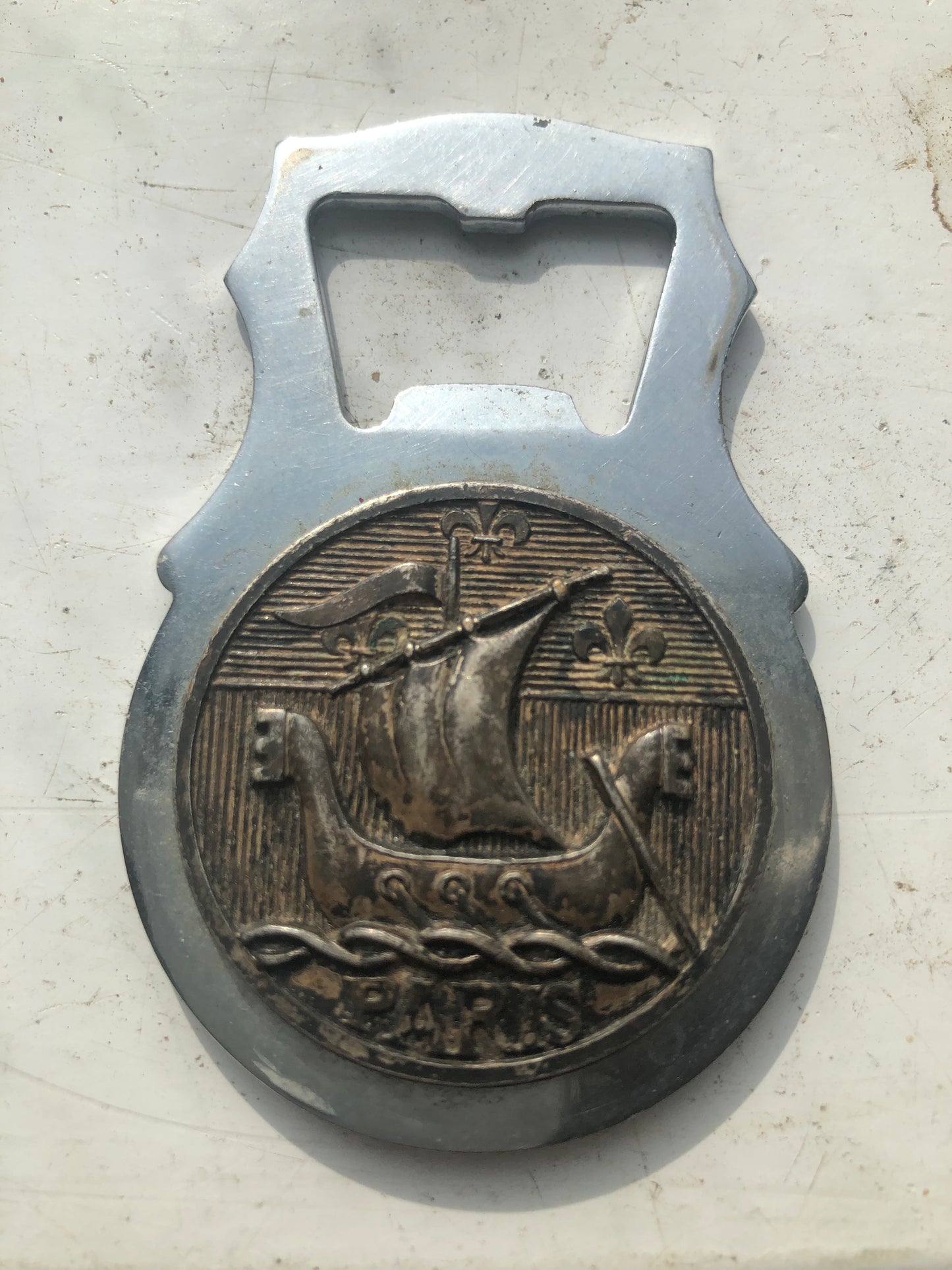 Vintage Brass/Copper Heraldic Plaque