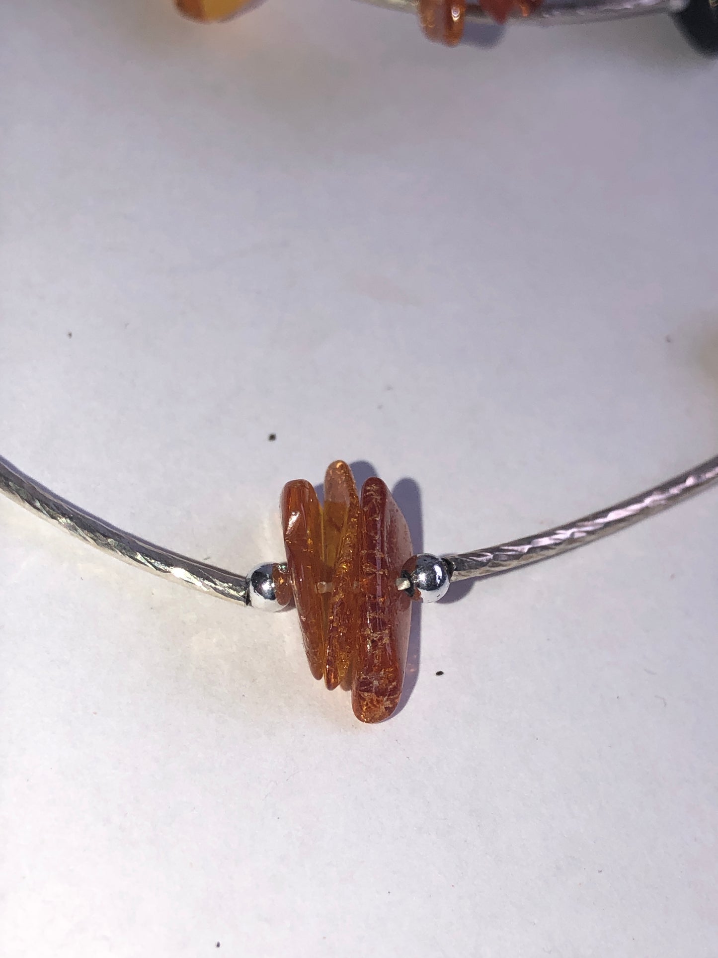 Teng Yue Multi-Colour Amber & Silver-Tone Jewellery Set