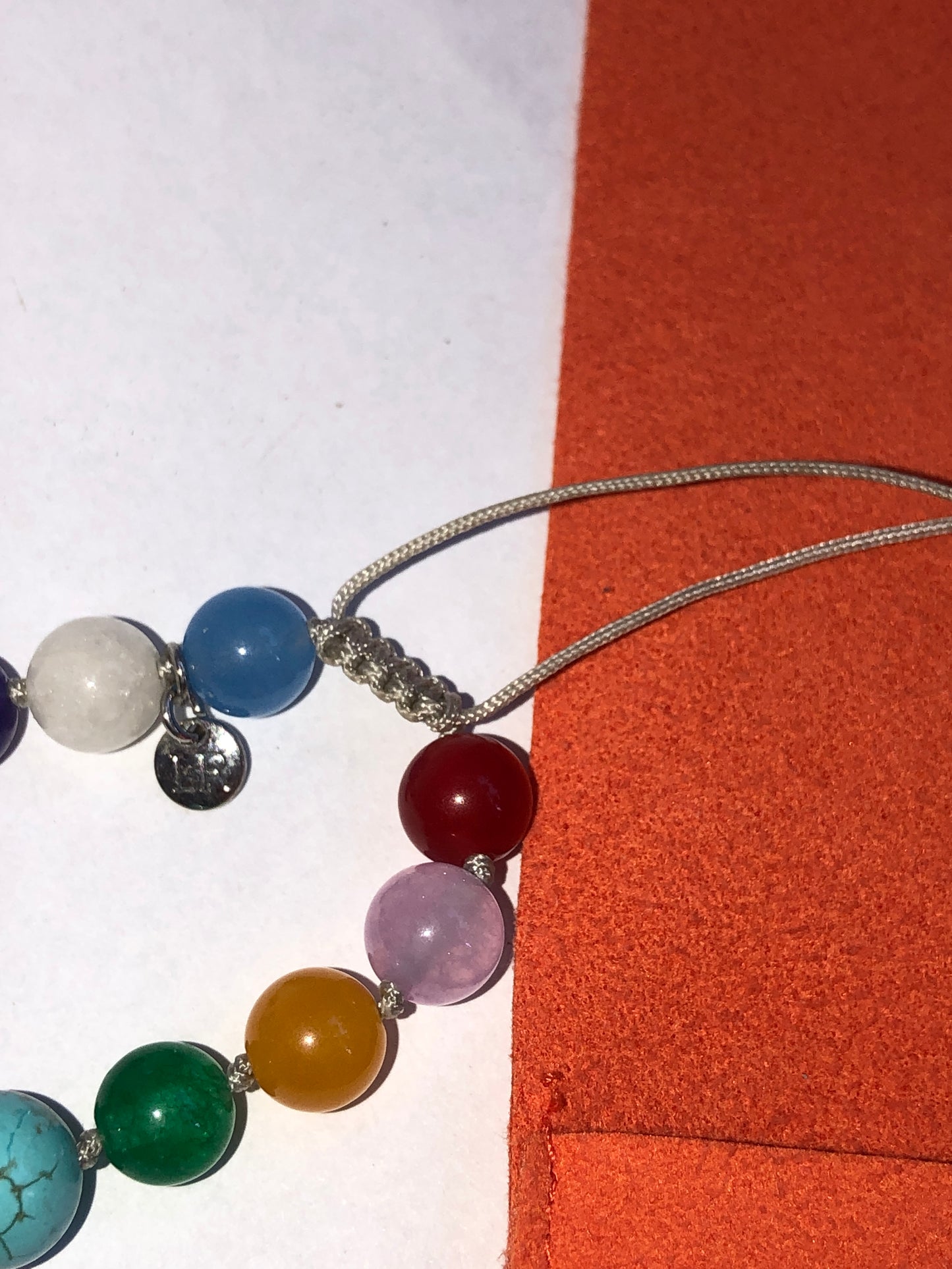 Authentic Nikki and Me by Nikki Gewirtz MBE Multi-Gemstone Necklace with Crescent Pendant