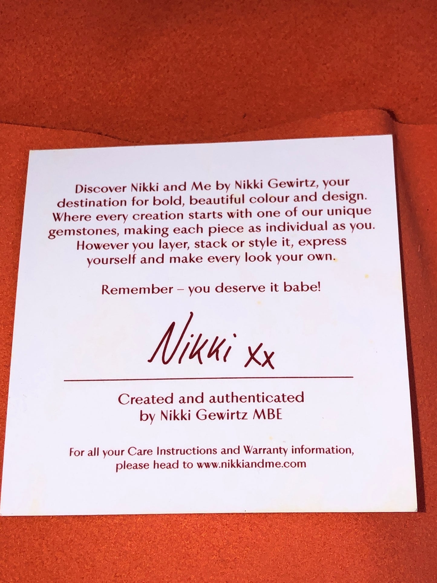 Authentic Nikki and Me by Nikki Gewirtz MBE Multi-Gemstone Necklace with Crescent Pendant