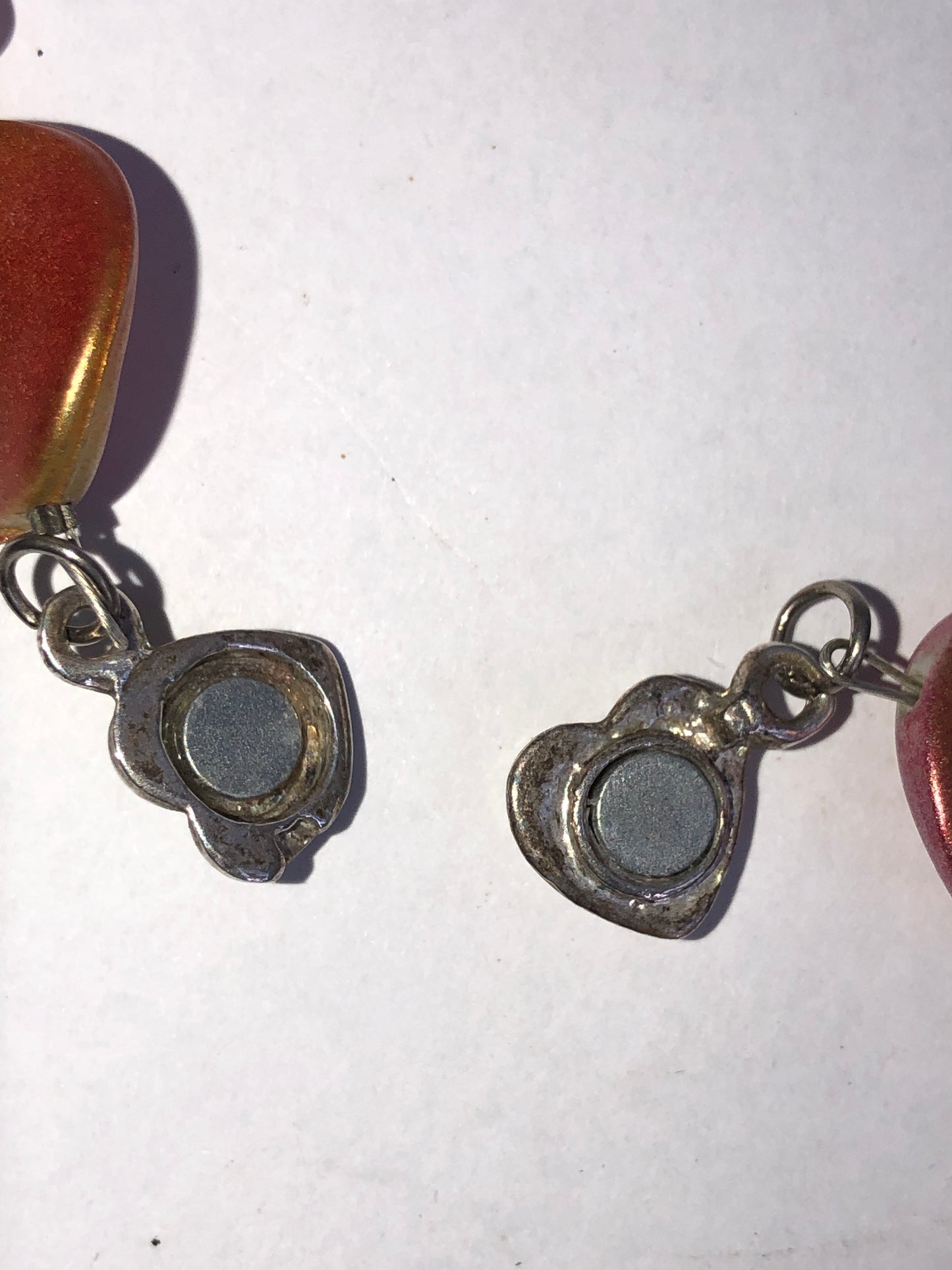Vintage Abstract Art Glass Necklace with Magnetic Clasp