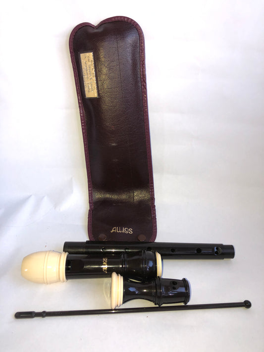 Aulos 309 Alto Recorder Treble Made in Japan Vintage with Case & Rod