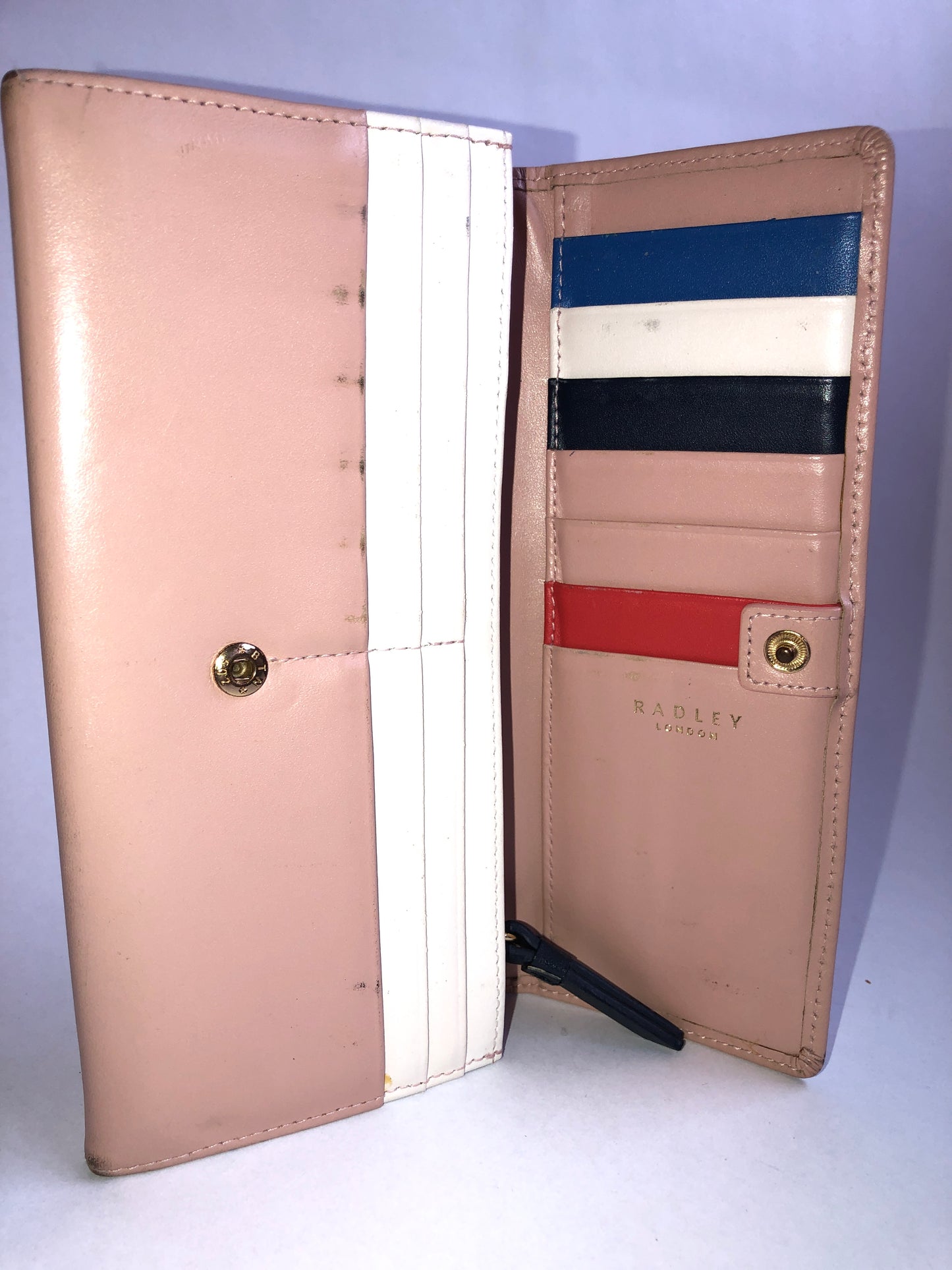 Radley London Road Pink Leather Applique Purse