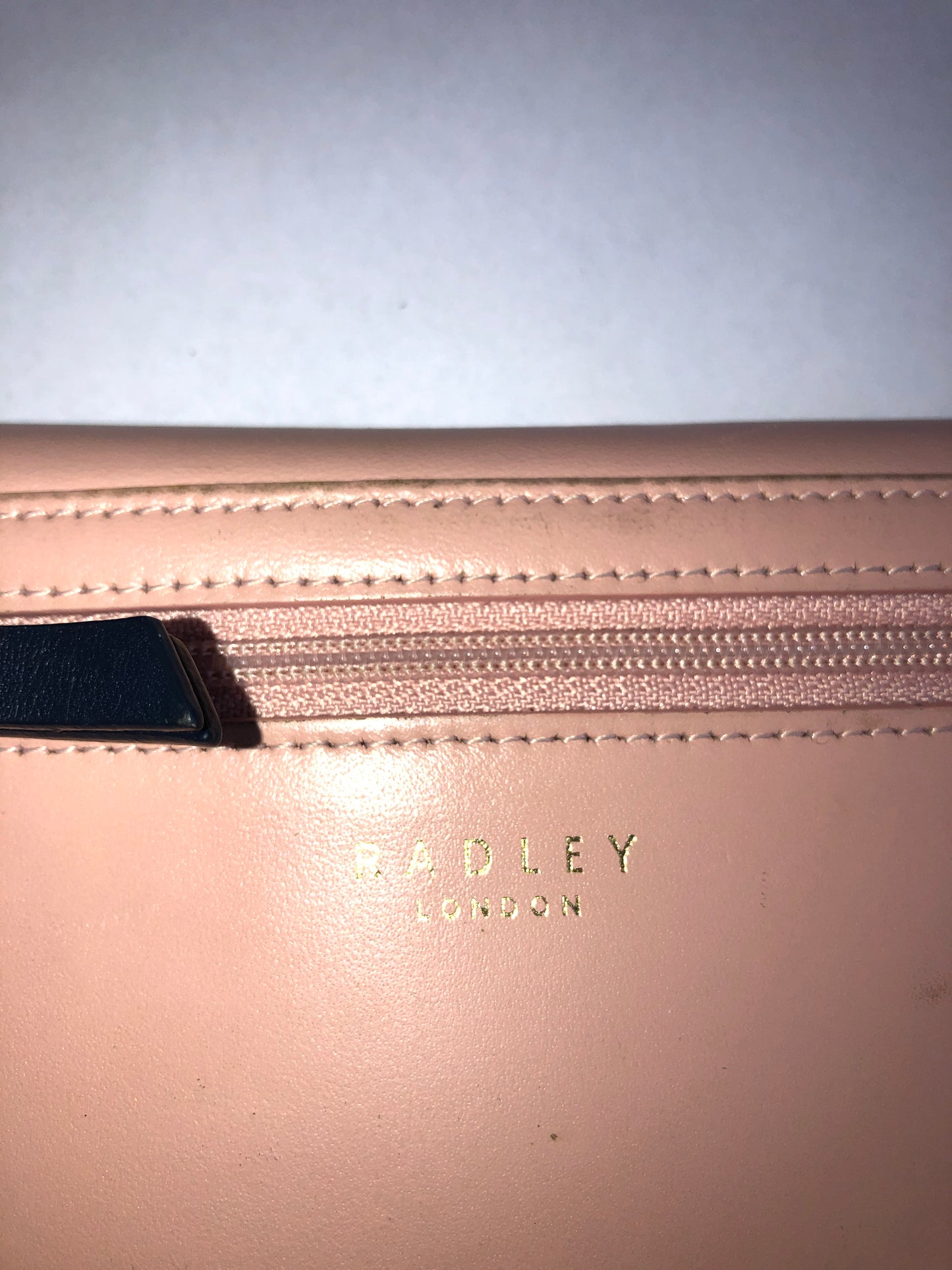 Radley London Road Pink Leather Applique Purse