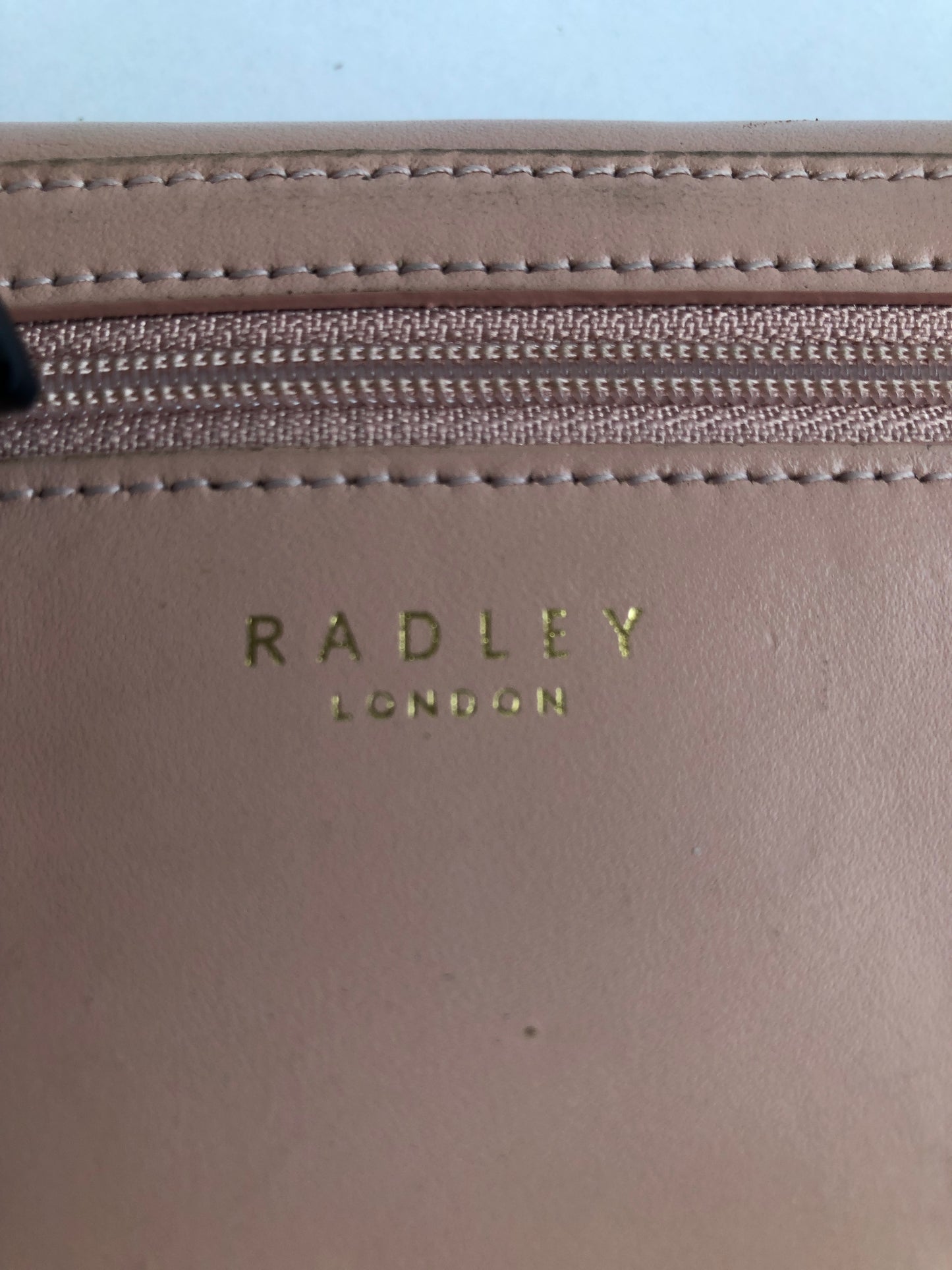 Radley London Road Pink Leather Applique Purse