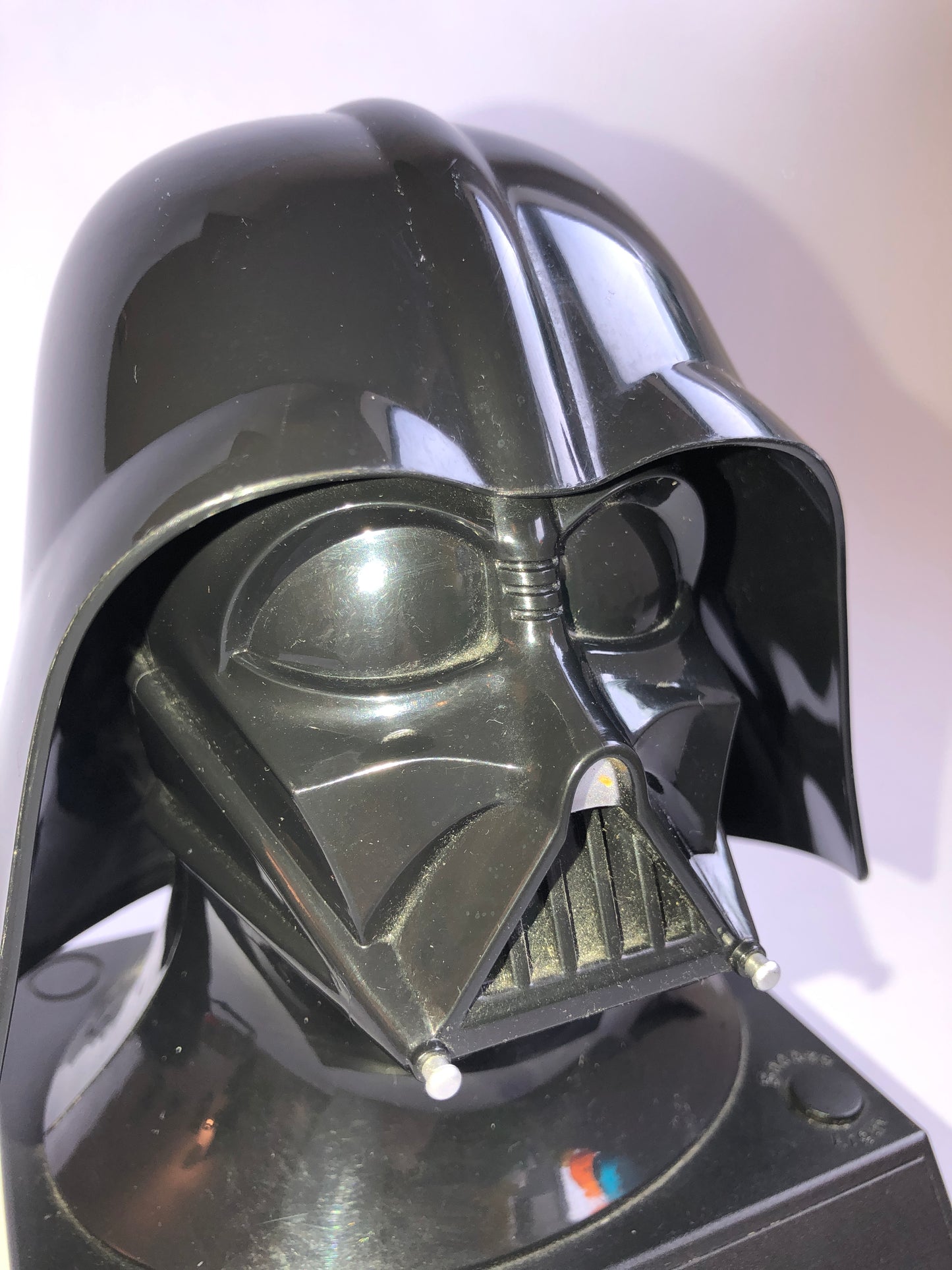 Vintage Zeon Star Wars Darth Vader Helmet Alarm Clock