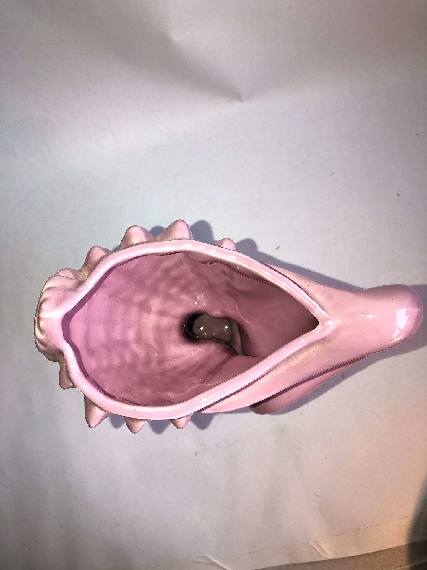 Vintage Ceramic Pink Flamingo Planter / Vase, Mid-Century Modern