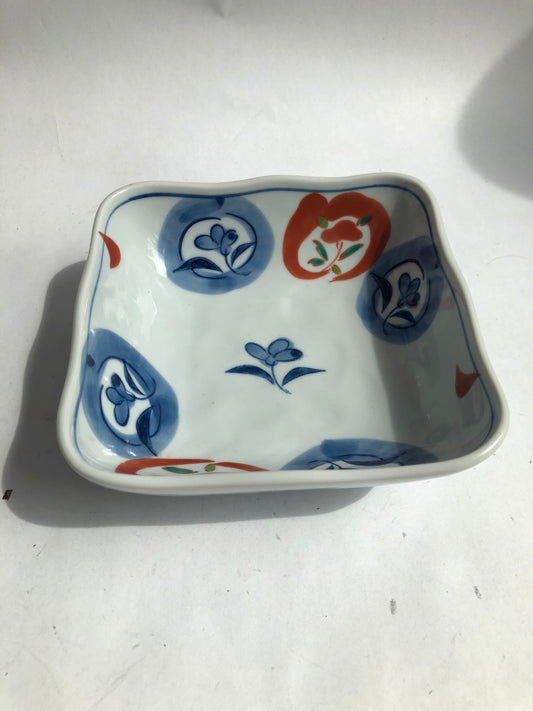 Ceramic Embossed Floral Plate